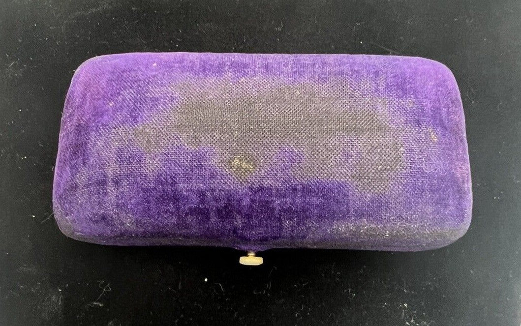 Antique Wm William Rogers Sterling Folding Fruit Knife 1890's Orig Box Seaman NY