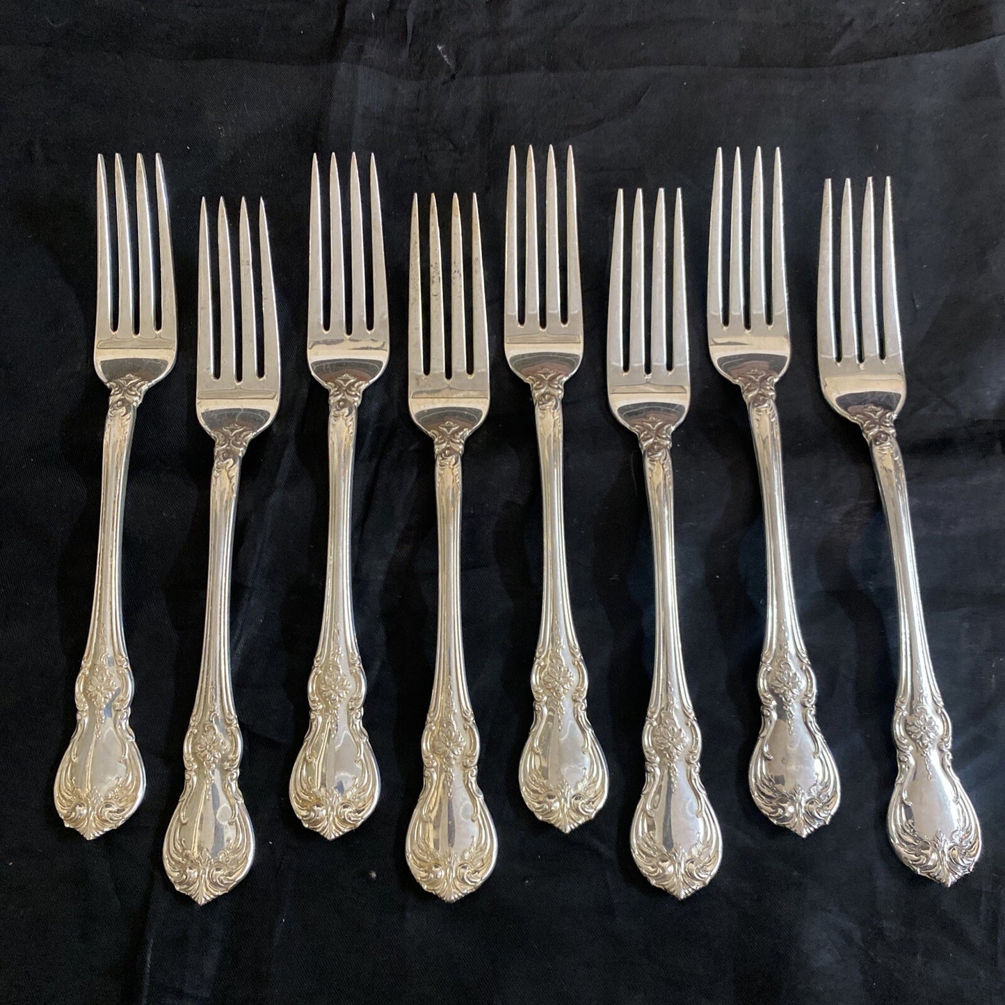 Towle Sterling Old Master 1942 7 1/4" Dinner Fork 5 Avail 52.1g