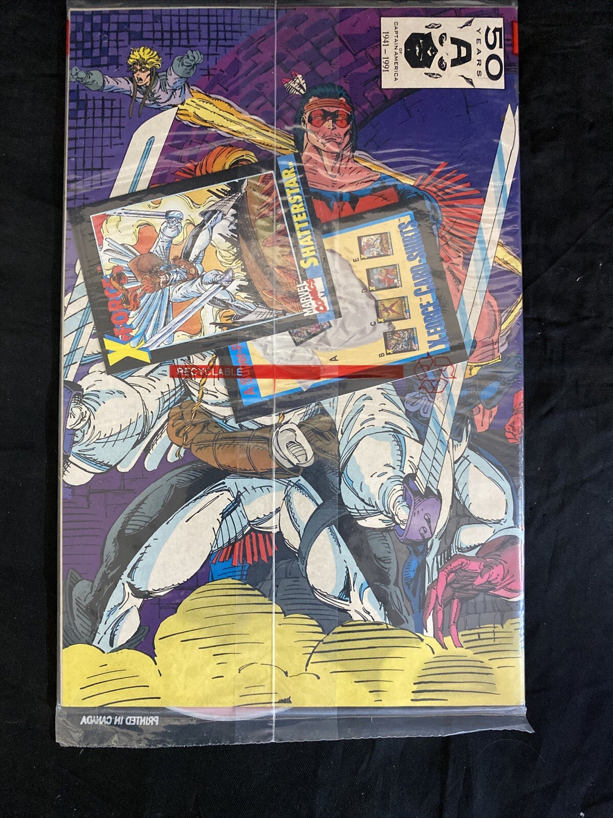 X-Force #1 Marvel Comic Books Sealed with Trading Card Collector's Edition