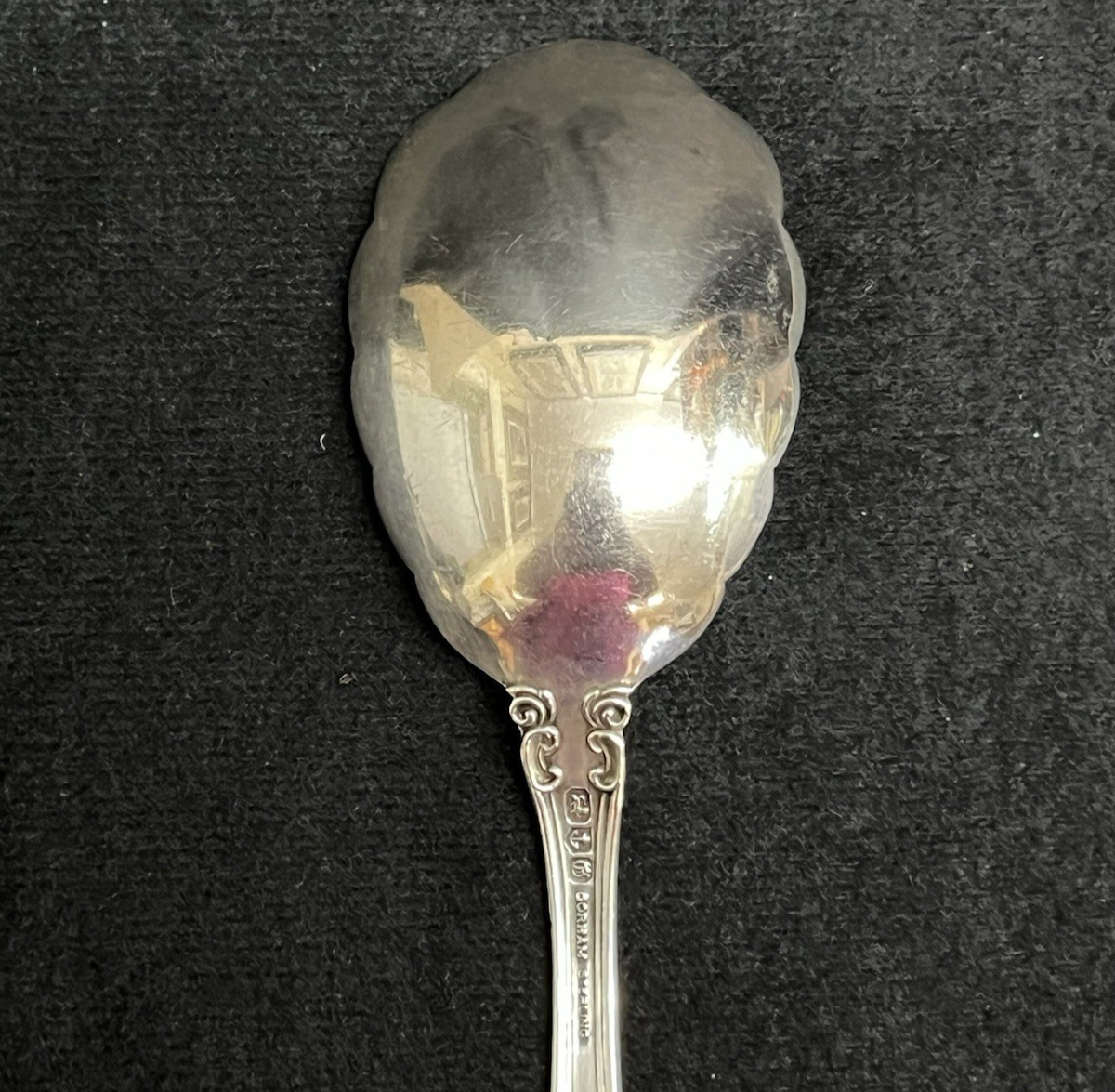 Melrose by Gorham 35.76g Sterling Silver Sugar Shell 6 1/8 in