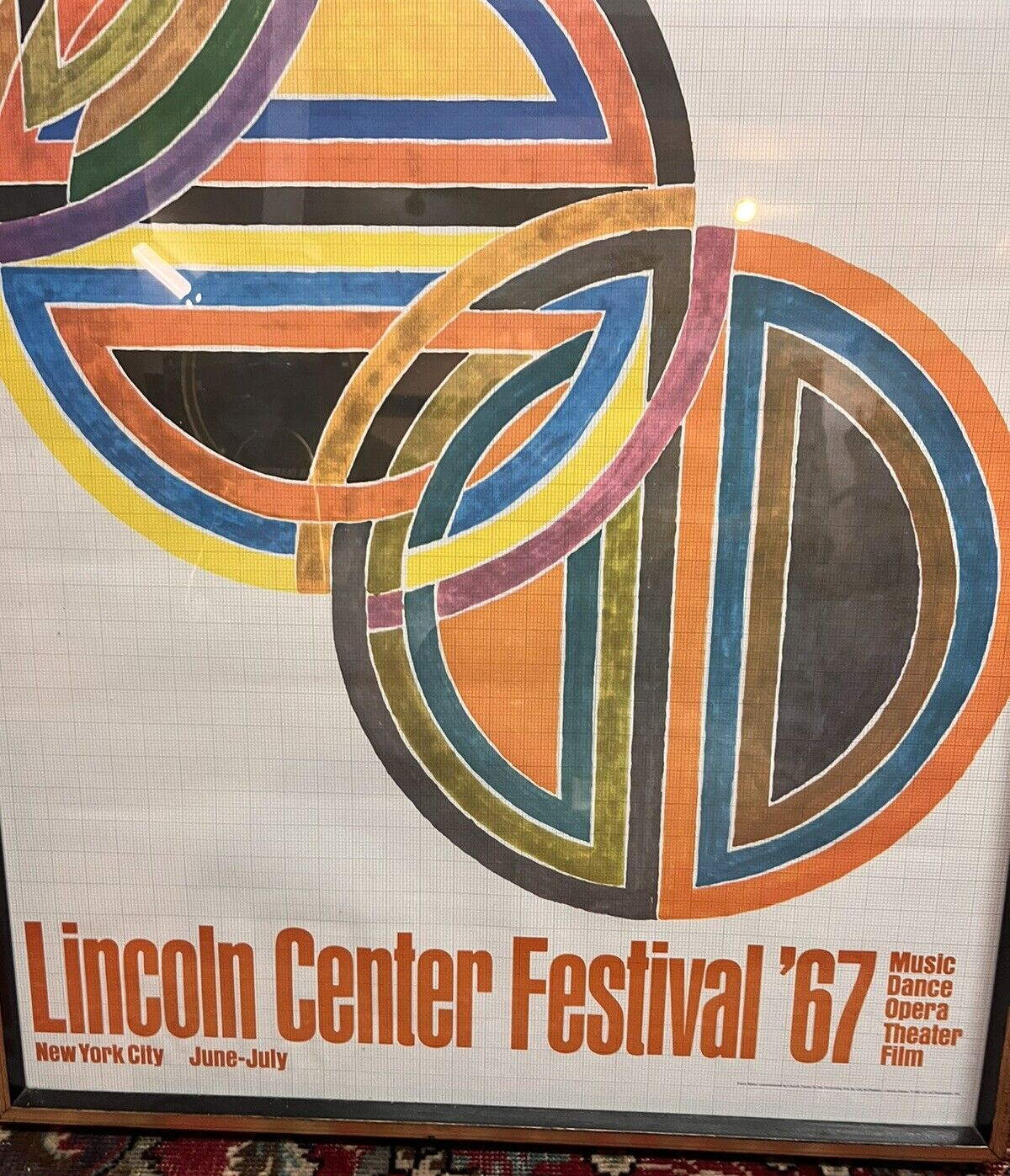 LINCOLN Center Festival 1967 by FRANK STELLA