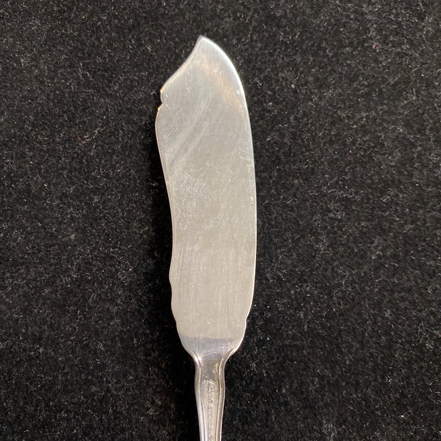 Alvin Sterling Silver 7 1/8" Chateau Rose Master Butter Spreader No Mono 34.7g