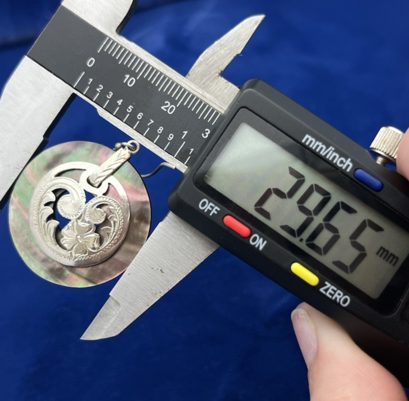 Merav Mexico Etched Sterling Silver & Mother of Pearl Dangle Earrings