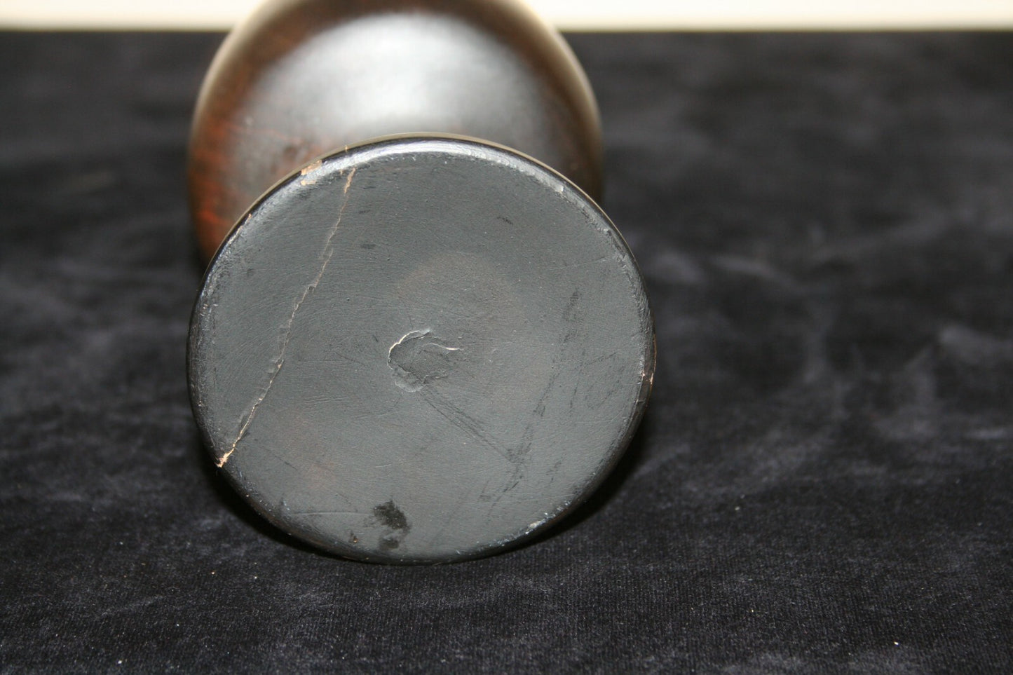 Vintage Handmade Carved Wood Goblets Chalice Shaped Lot of 4 Excellent H 6"