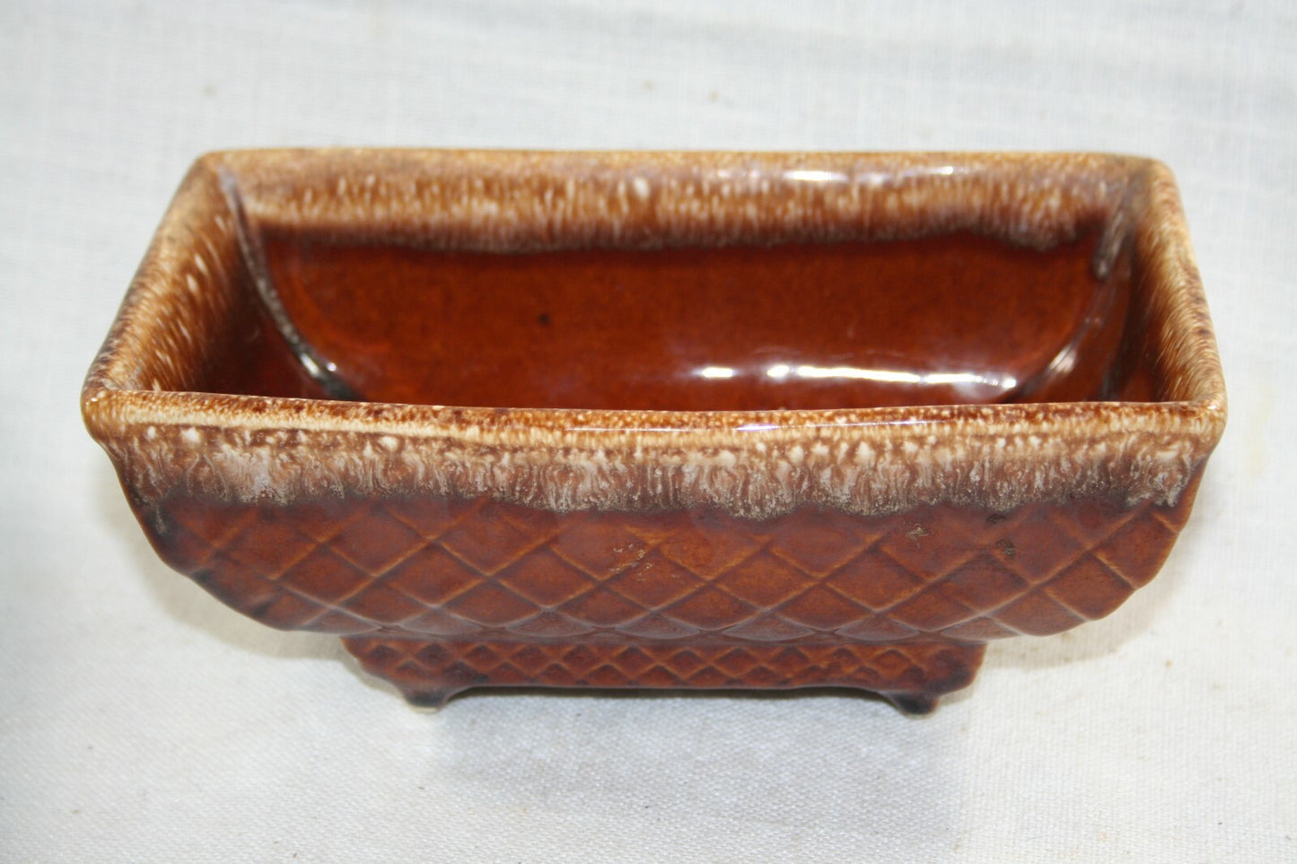 Vintage Brown Shawnee Planter 404 7''