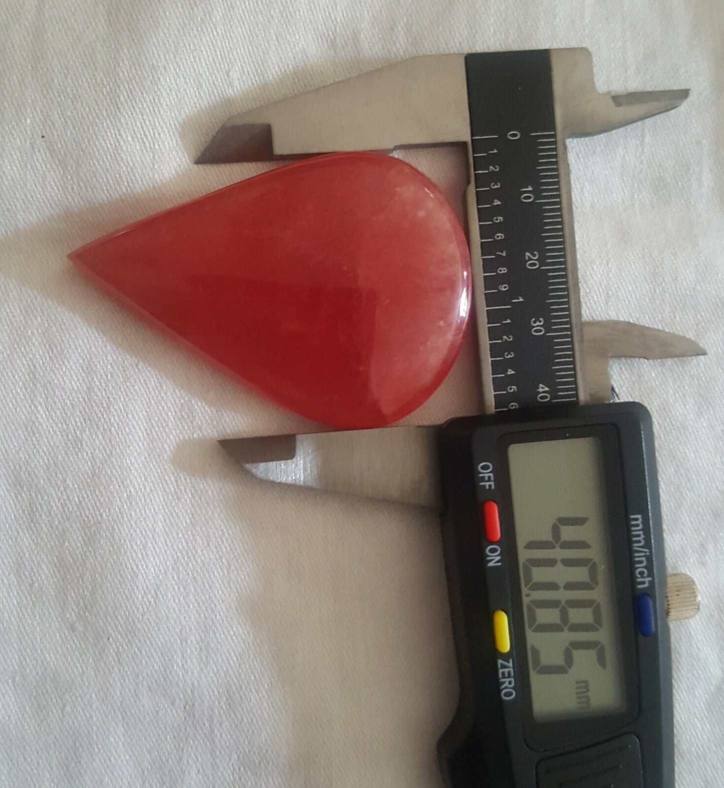 Natural Argentina Rhodochrosite Tear Drop Shape Loose Gemstone 202 Carats