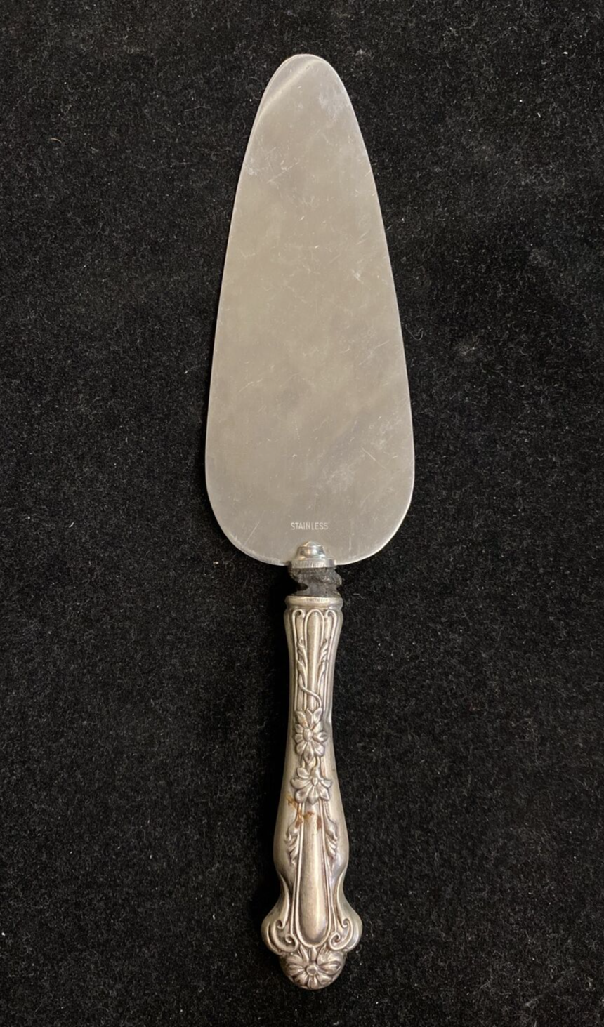 Sterling Silver Handle 9 1/2" Cake Knife