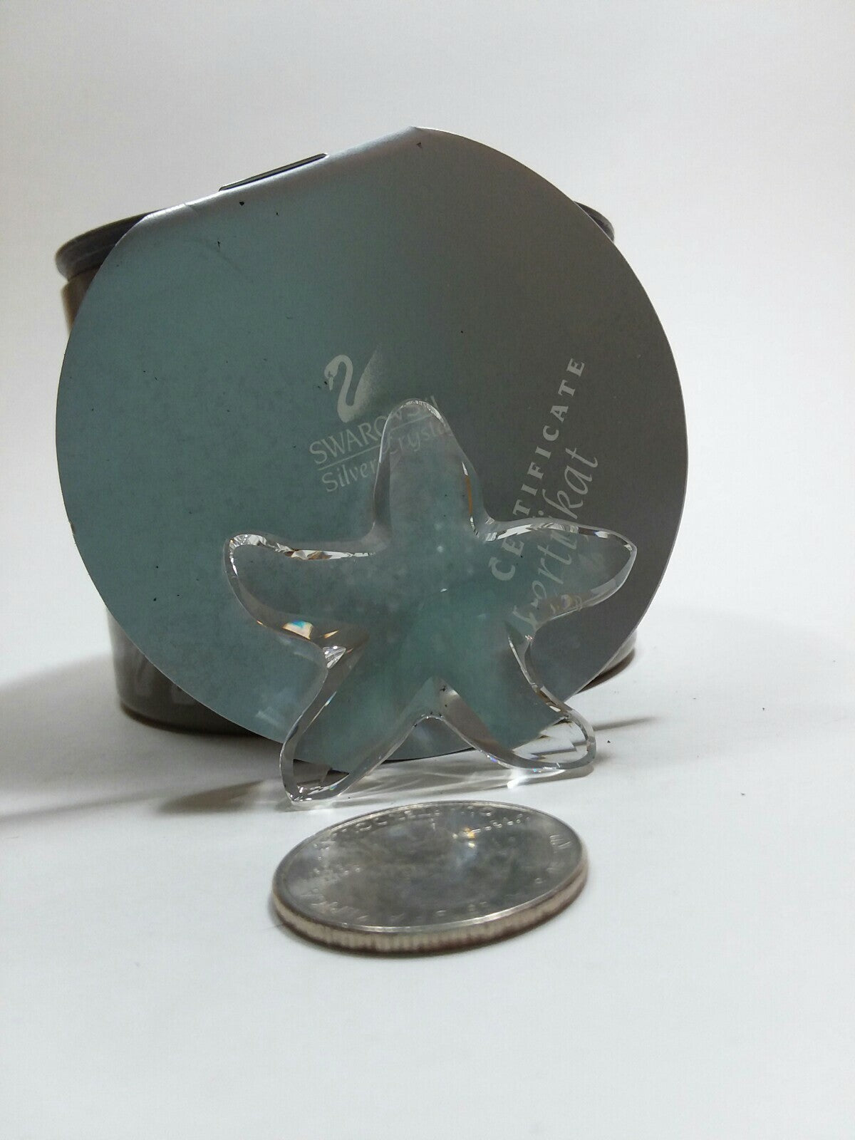 SWAROVSKI CRYSTAL STARFISH w/ box & COA