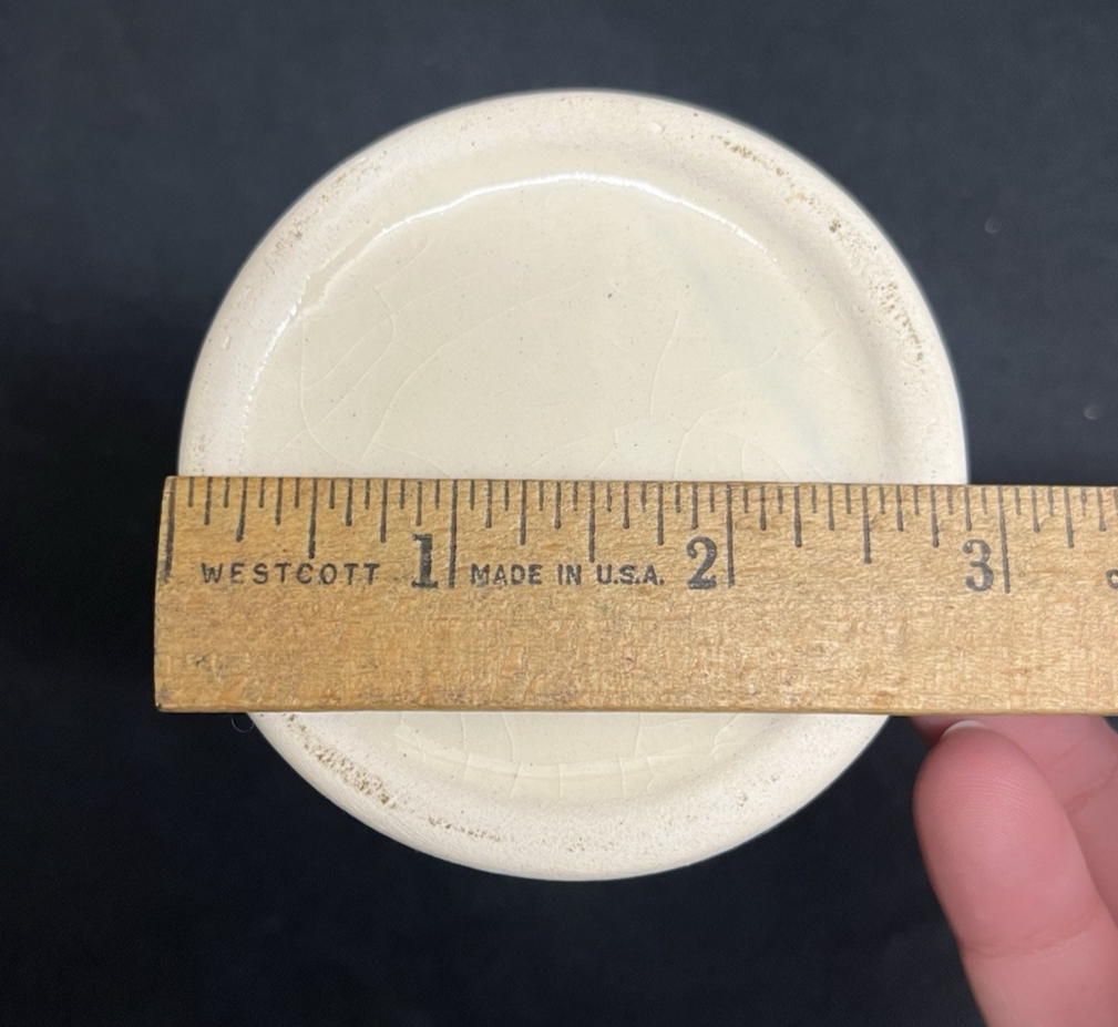 Boleslawiec Polish Pottery Lady Candle Holder, Peacock Pattern, 5.25 in