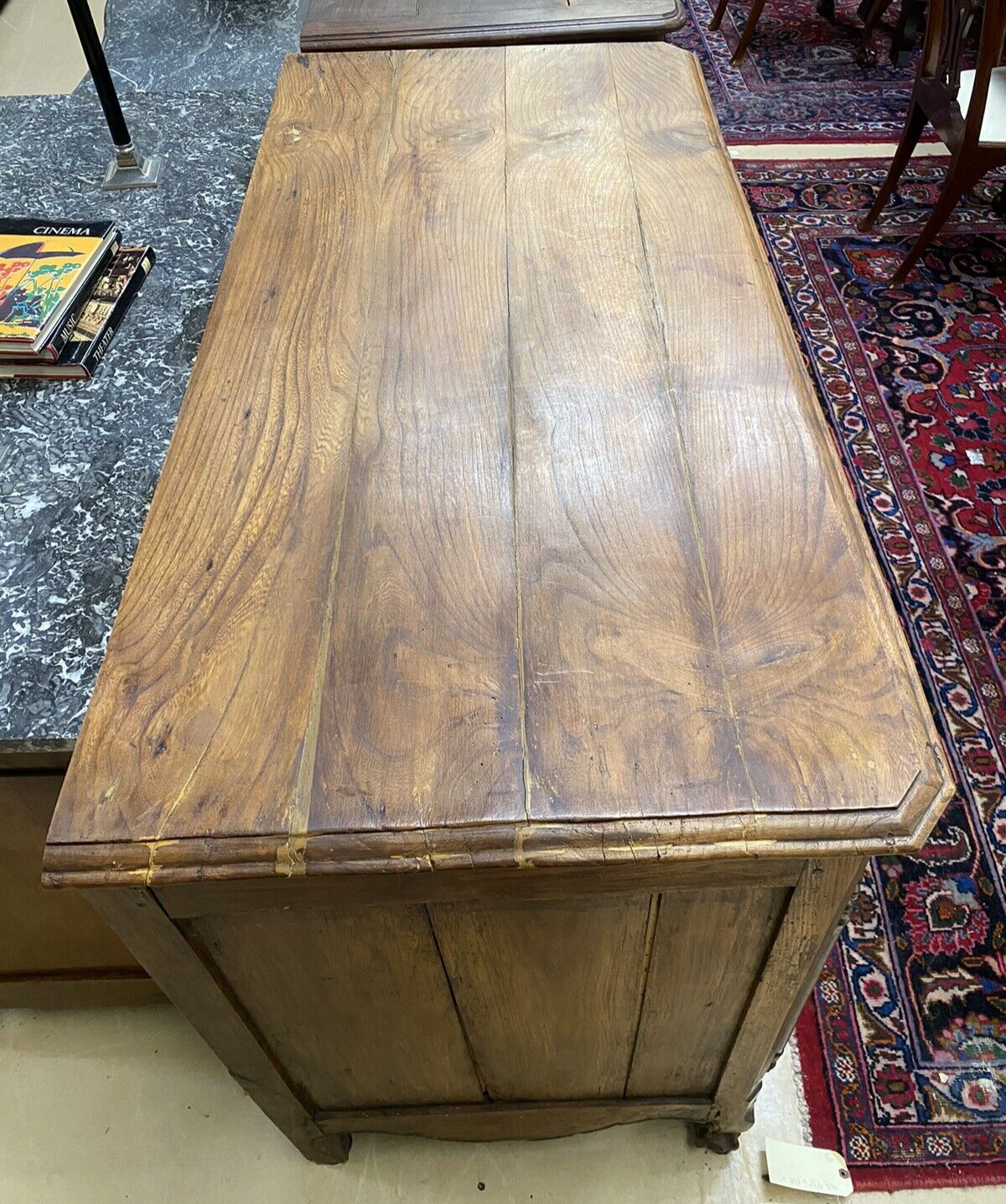 Antique 19th C Inlaid French Burled Walnut Louis XV Commode Cabinet Chest