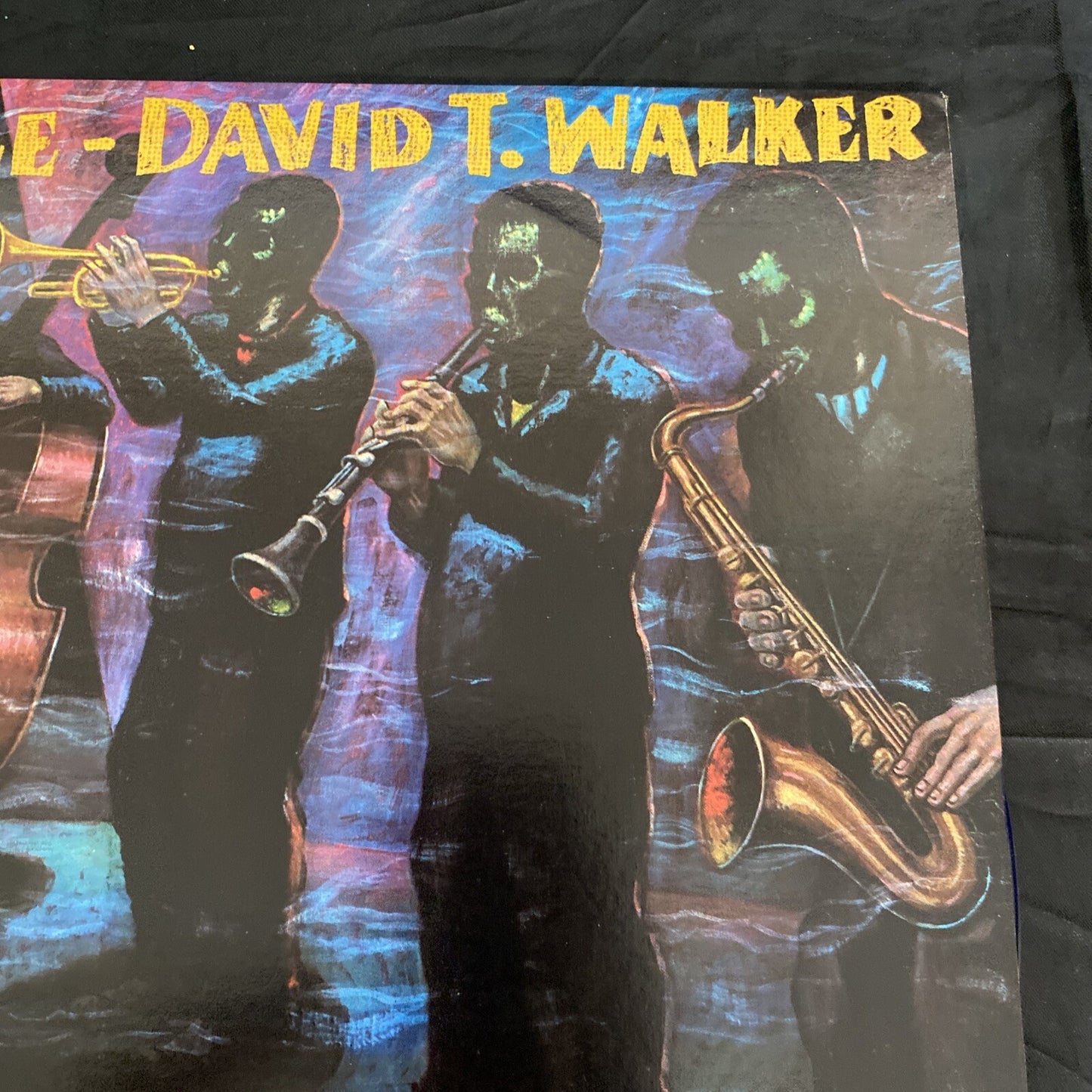STAMPED RADIO PROMO Joe Sample David T Walker Swing Street Cafe LP 1981