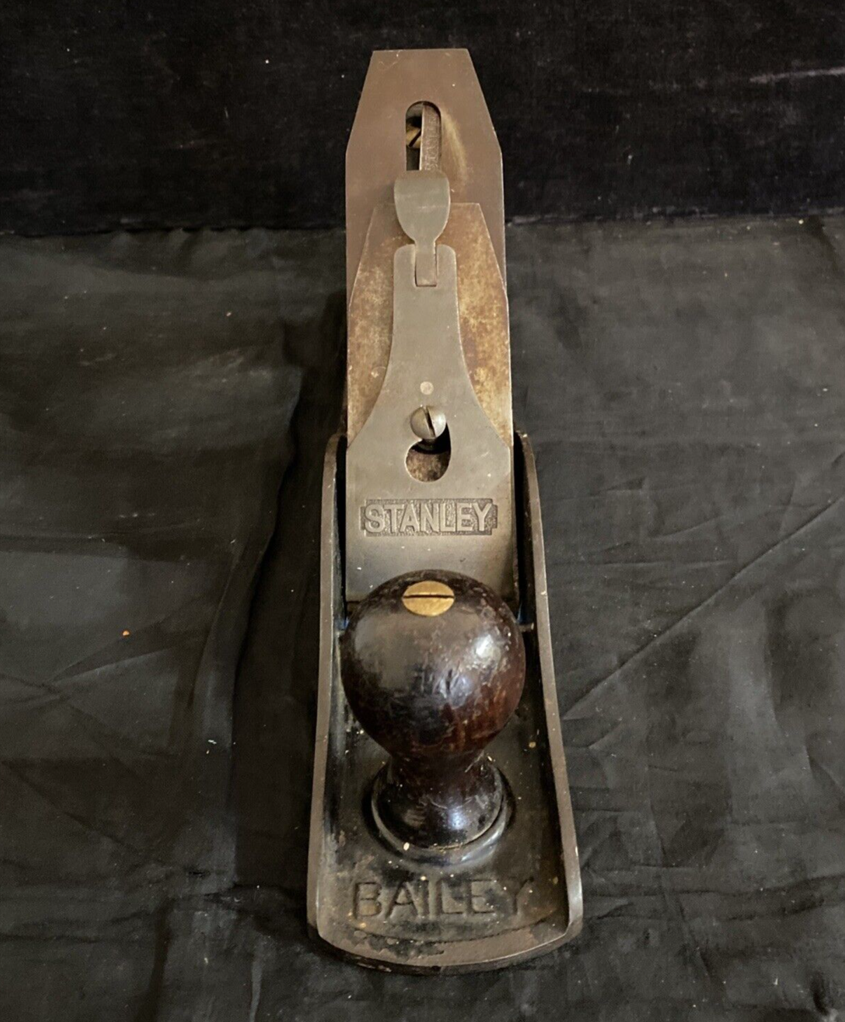 VTG Stanley Wood Block No.5 Bench Block Plane Marked "Bailey" Woodworking