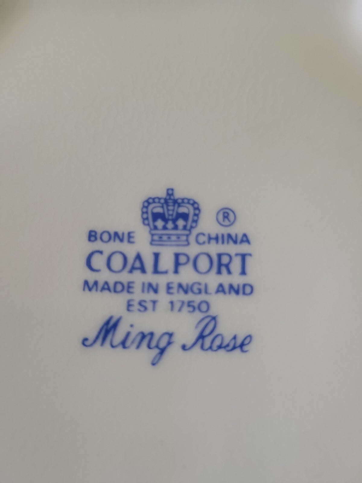 VINTAGE COALPORT CHINA TRINKET BOX W/ LID- MING ROSE  FLORAL MADE IN ENGLAND