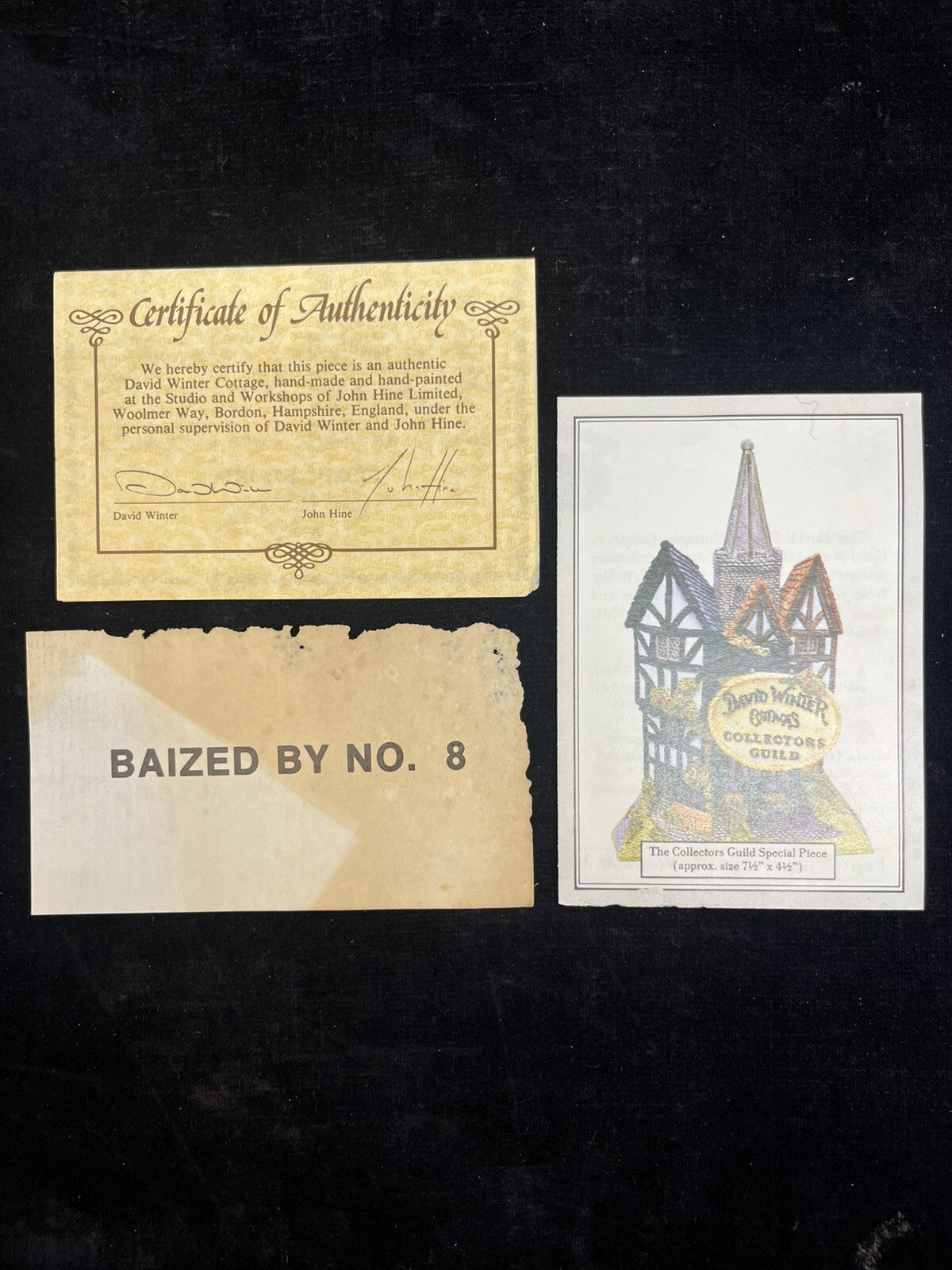 David Winter Market Street - 1980 - w/ box + COA