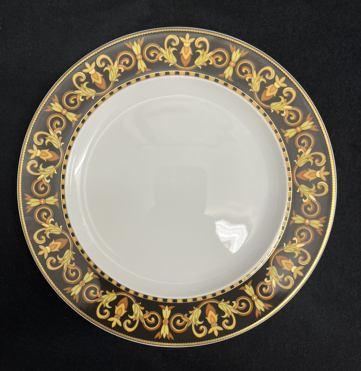 Rosenthal Versace Barocco Porcelain Salad Plates 8 7/8"