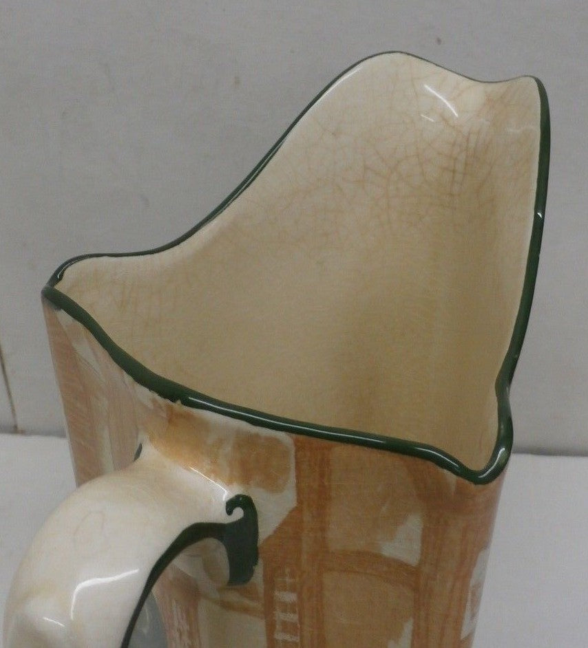 1906 Royal Doulton Monks In Cellar signed Noke Large Jug Beckett Shape Pitcher