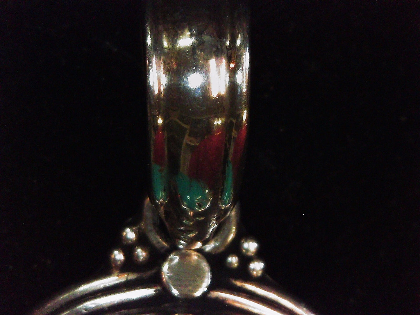 925 Sterling Silver Turquoise Gemstone Pendant 11.2g