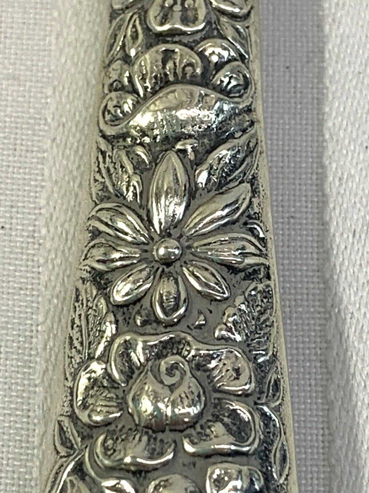 Manchester Sterling Silver "Southern Rose" Pattern Master Butter Knife pre WWII
