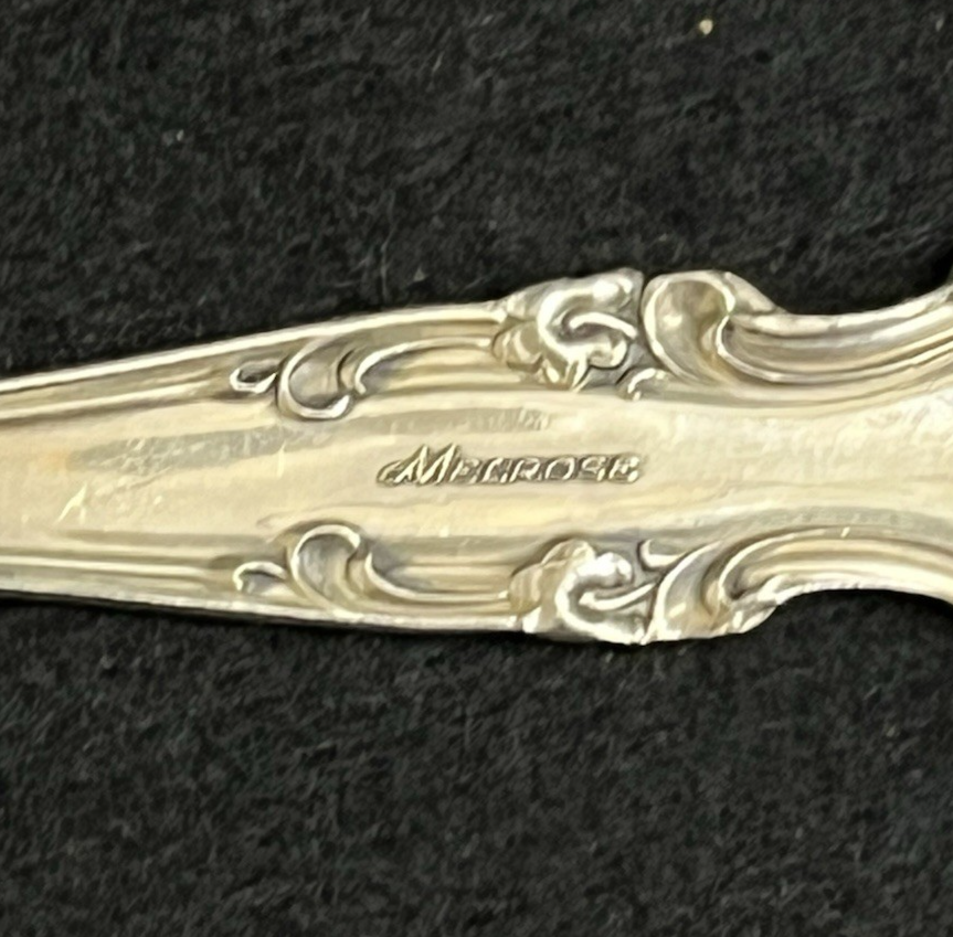 Melrose by Gorham 47.25g Sterling Silver Place Size Salad Fork 6 3/4 in
