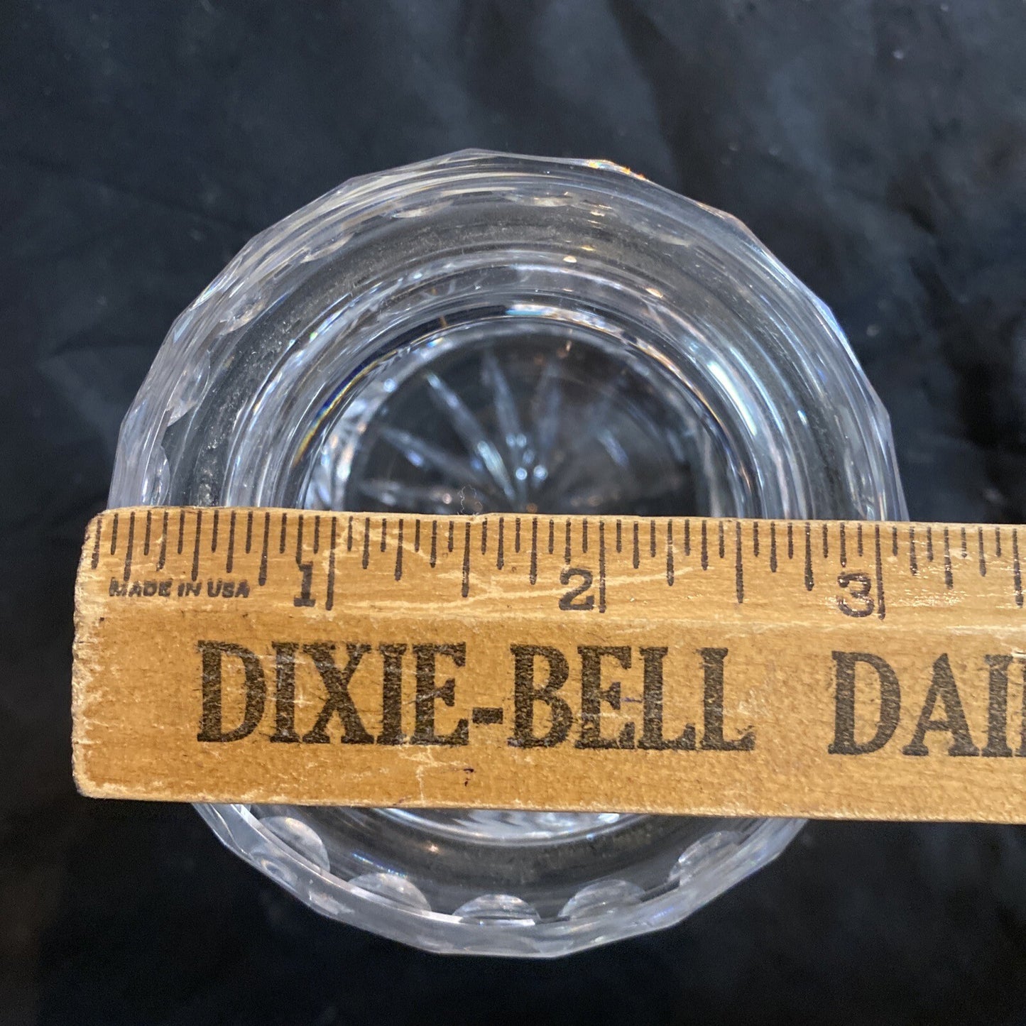 ABP Cut Glass Jam Jar