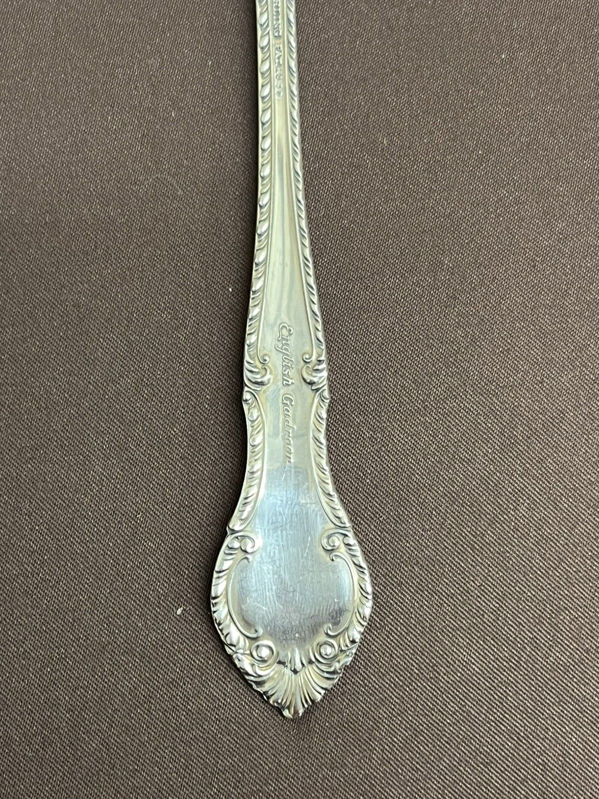 English Gadroon by Gorham 45.7g Sterling Silver Dinner Fork Flatware 7 1/8"