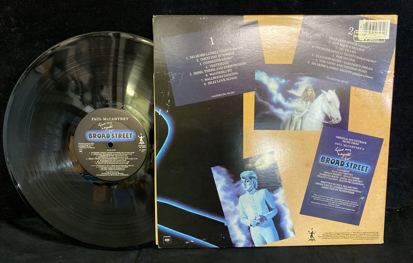 NM PROMO!! Paul McCartney 1984 LP  'Give My Regards To Broad Street'  Beatles