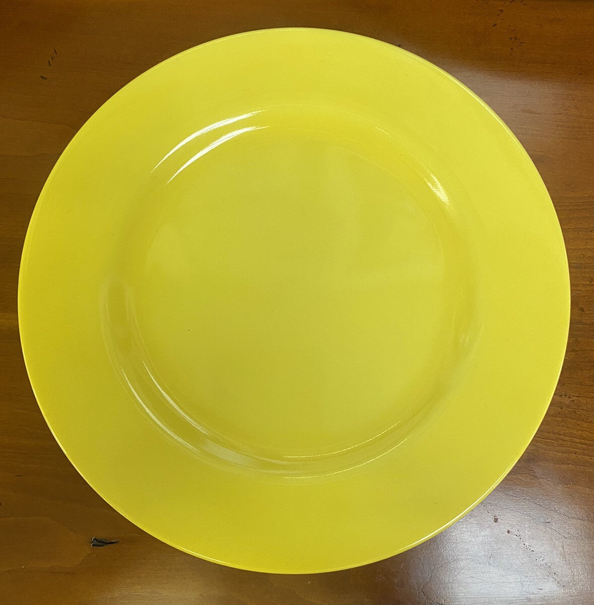 Set of 4 Taitu Uno Yellow Charger Plates 12" by Emilio Bergamin Italy