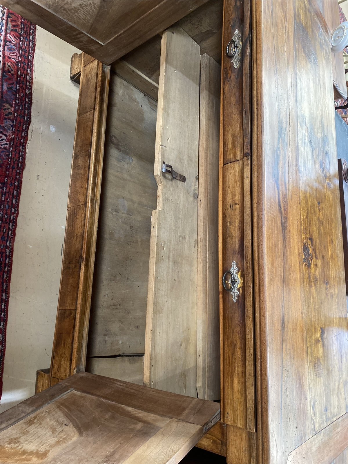 Antique French Louis Philippe Walnut Sideboard Commode Chest Buffet