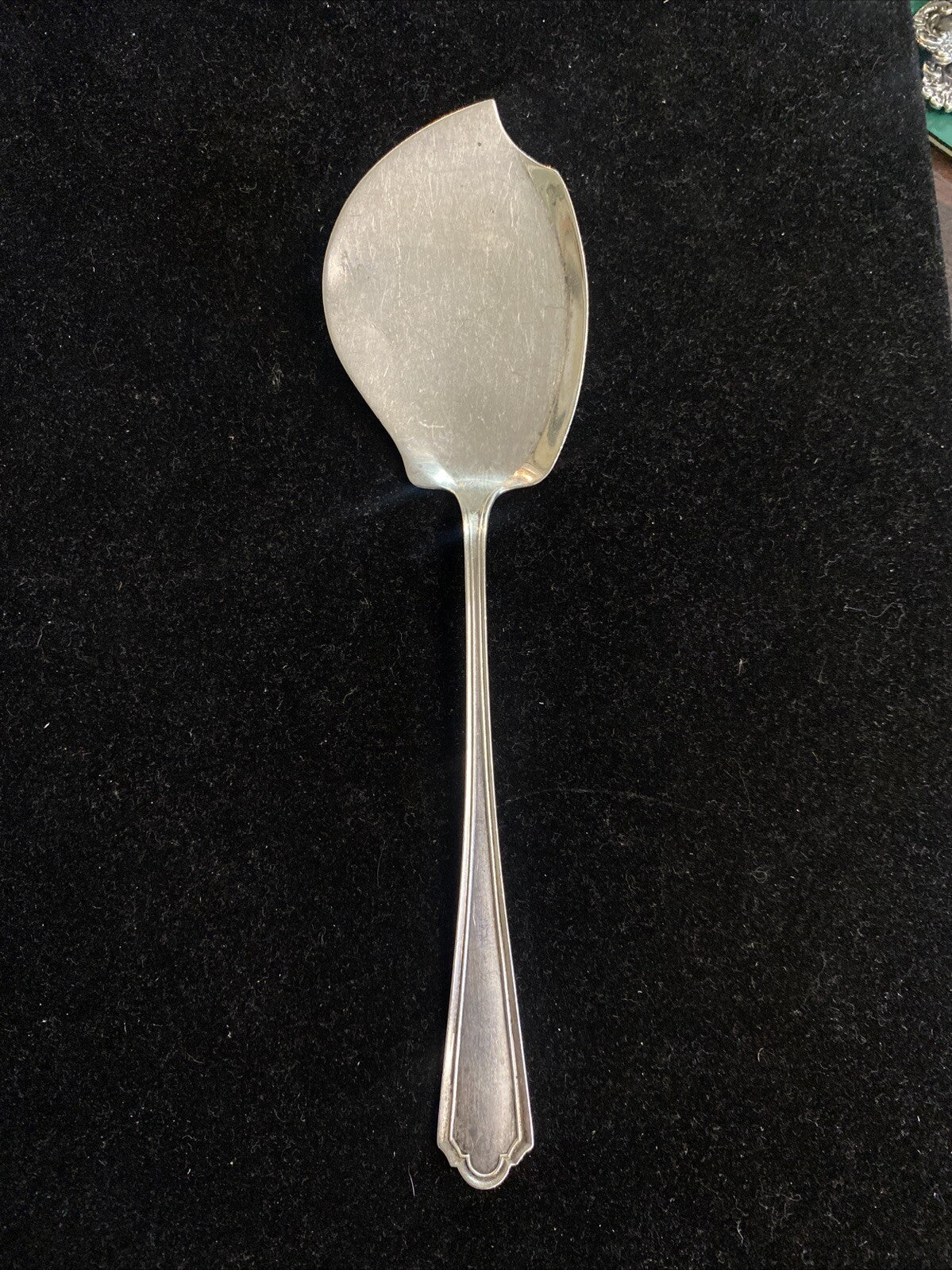 27.1g Sterling Silver Watson MAYFLOWER JELLY SERVER SPOON 7" No Mono