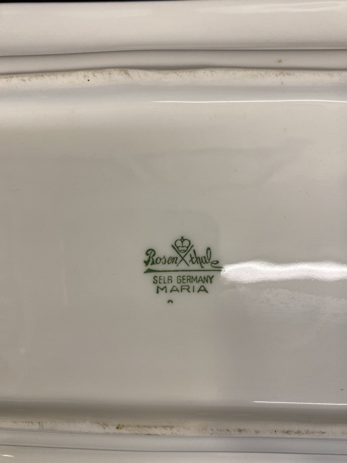 Rosenthal Maria White Classic Rose Set of 3 Stacking Ashtrays