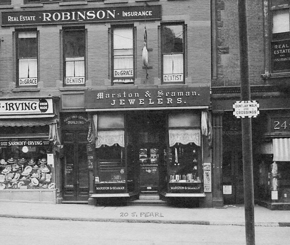 Antique Wm William Rogers Sterling Folding Fruit Knife 1890's Orig Box Seaman NY