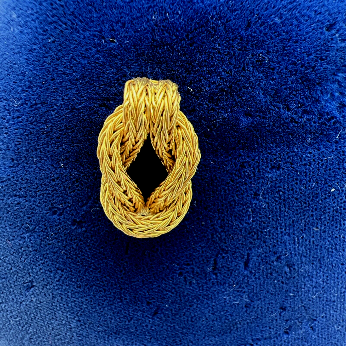 Rare Lalaounis 18k Gold Hercules Knot Stick Pin marked Greece 750, 4.14g TESTED