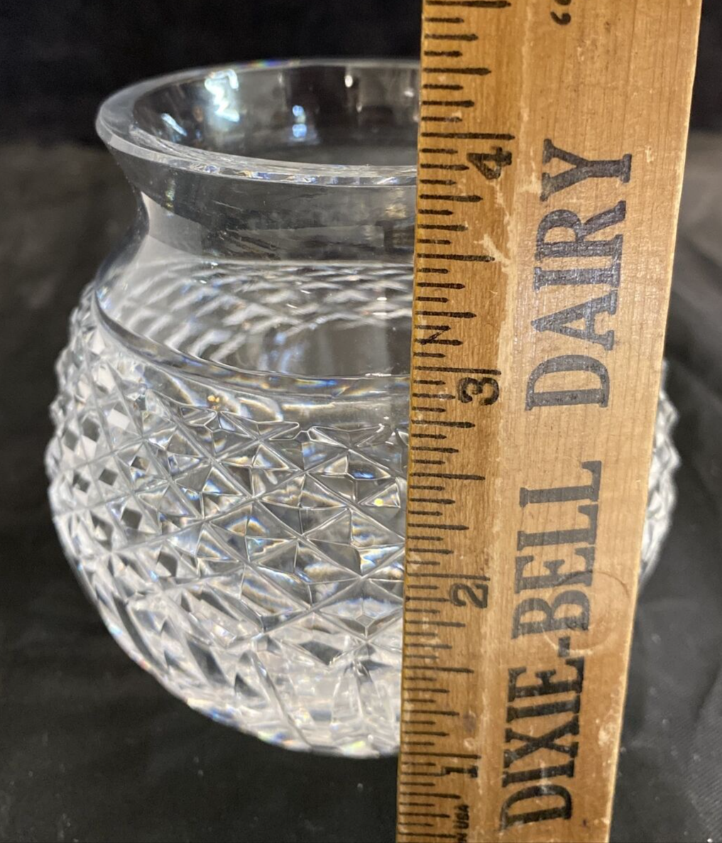 Waterford Cut Crystal Lidded Biscuit Barrel Candy Honey Dish