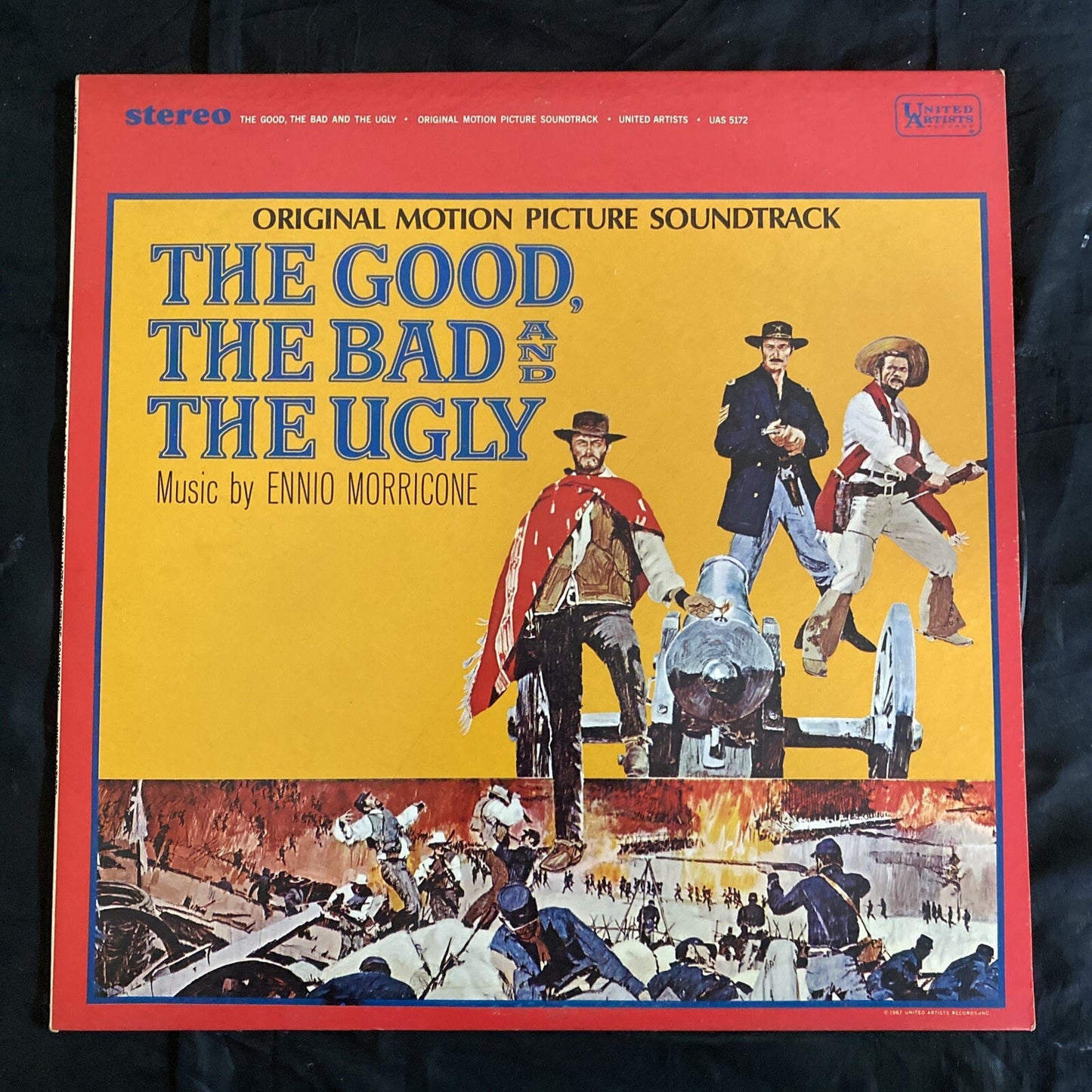 RARE MISPRINT!! Ennio Morricone The Good The Bad and The Ugly  UAS 5172