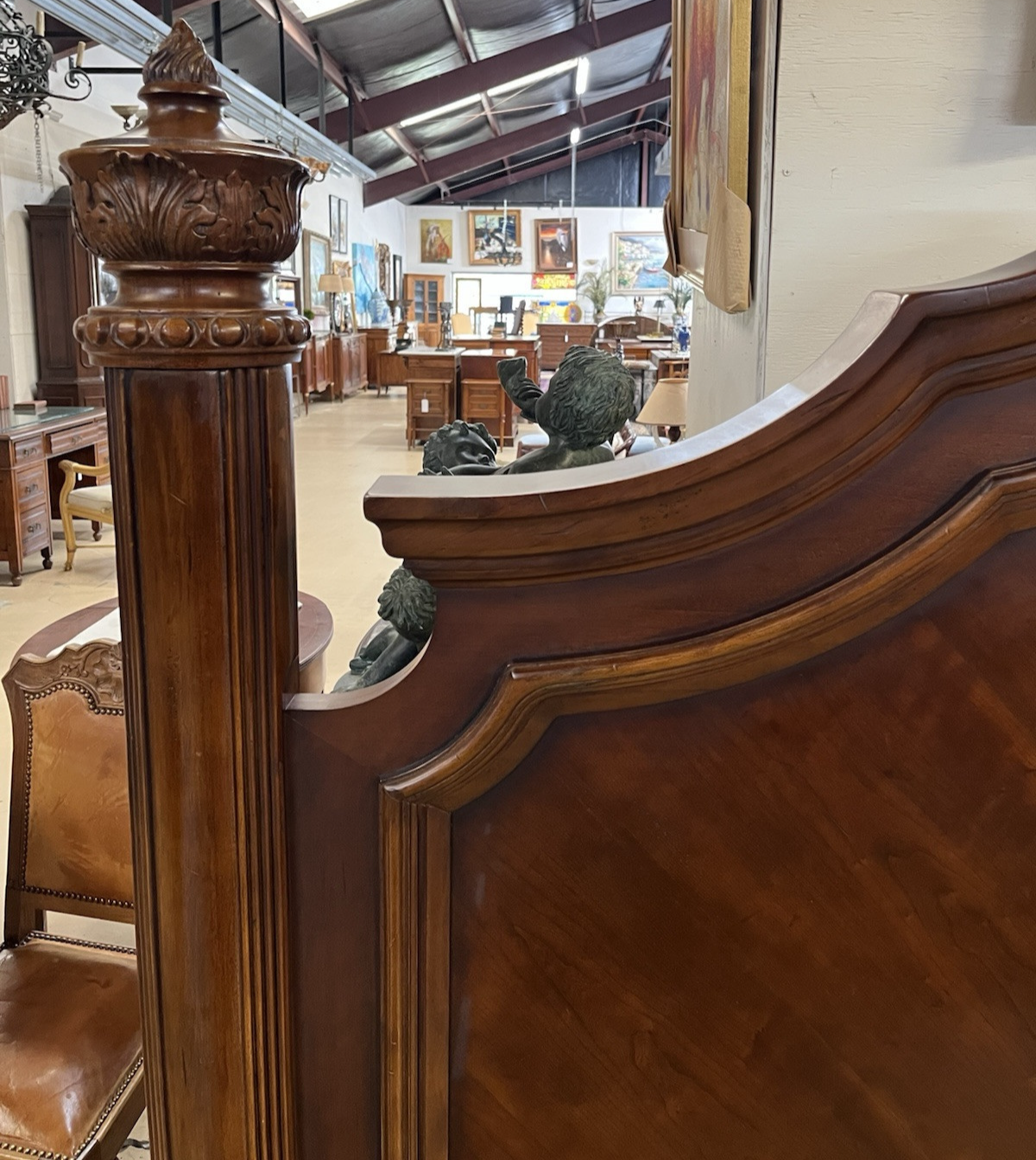 Bernhardt Modern King Size 4 Poster Bed CL12