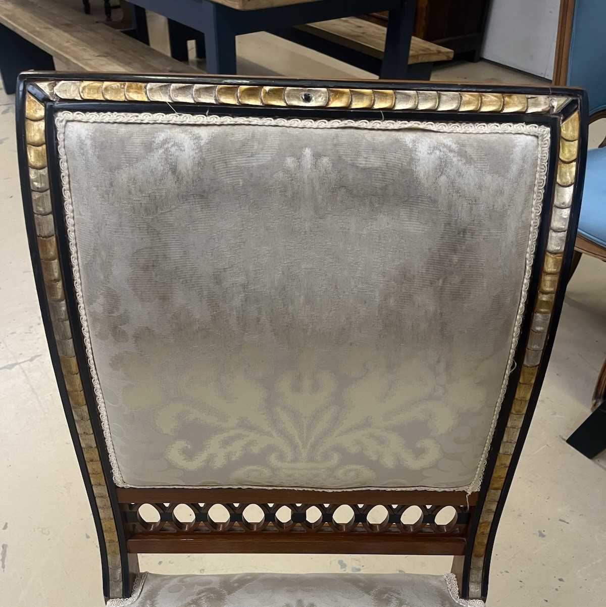 Set of 10 (8+2) EJ VICTOR ANTIQUE REGENCY STYLE NEWPORT DINING ROOM CHAIRS