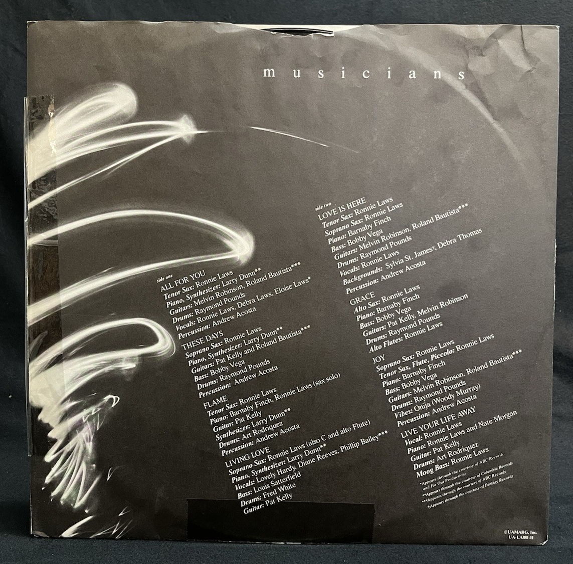 Ronnie Laws Flame Vinyl LP Record Album From 1978 VG+/VG+