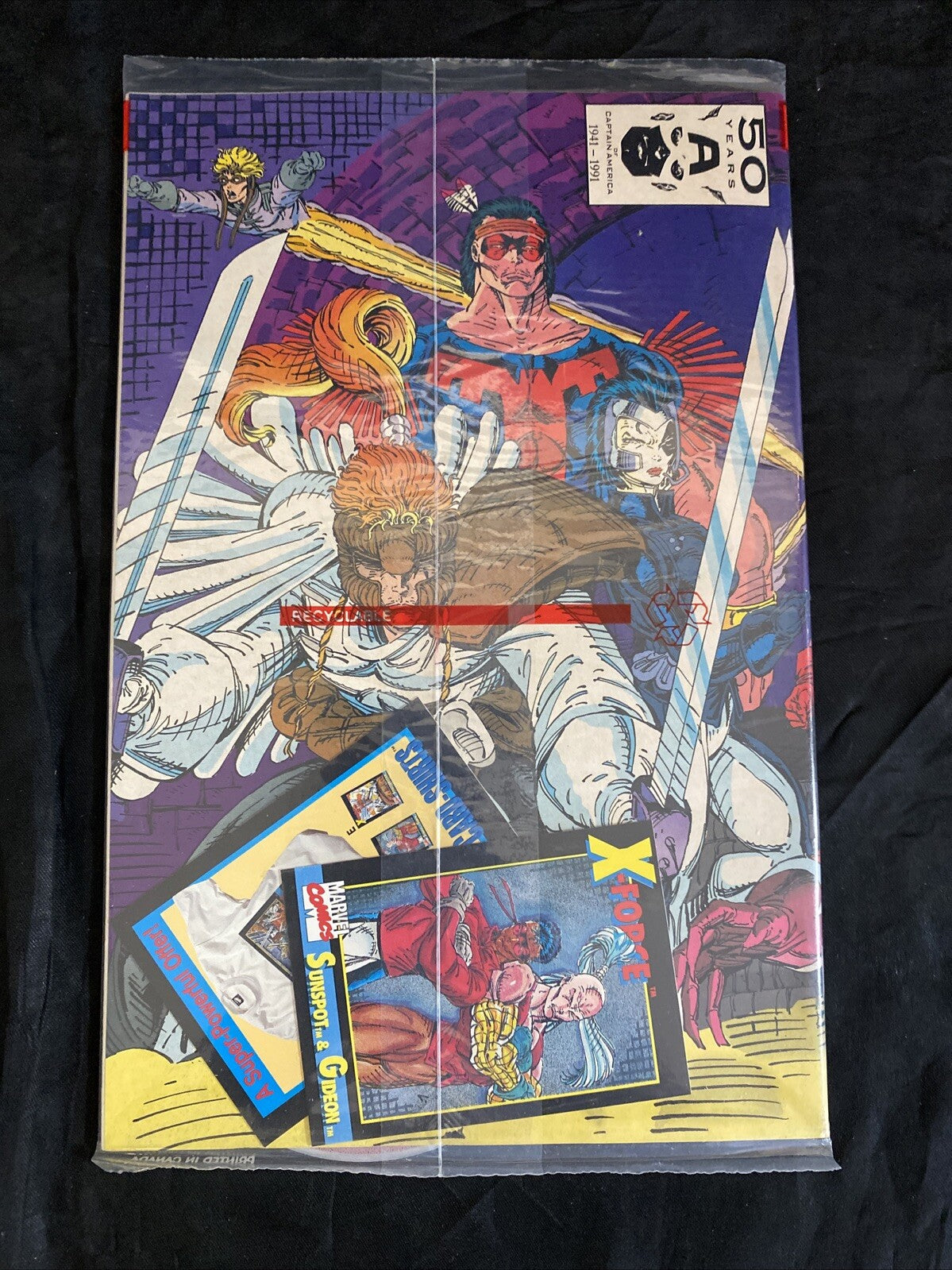 X-Force #1 Marvel Comic Books Sealed with Trading Card Collector's Edition