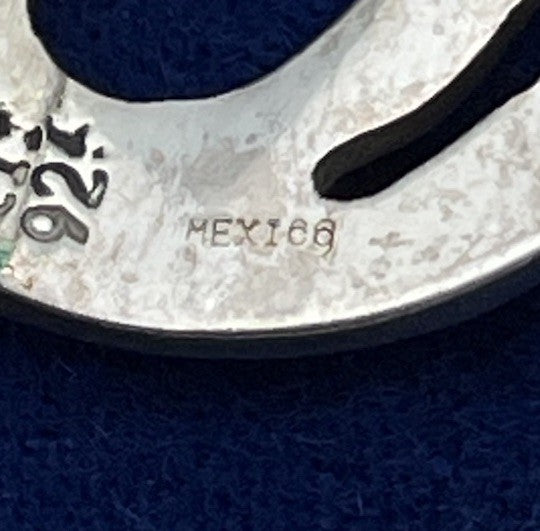 925 Sterling Silver Vintage Mexico Bird Pin Brooch