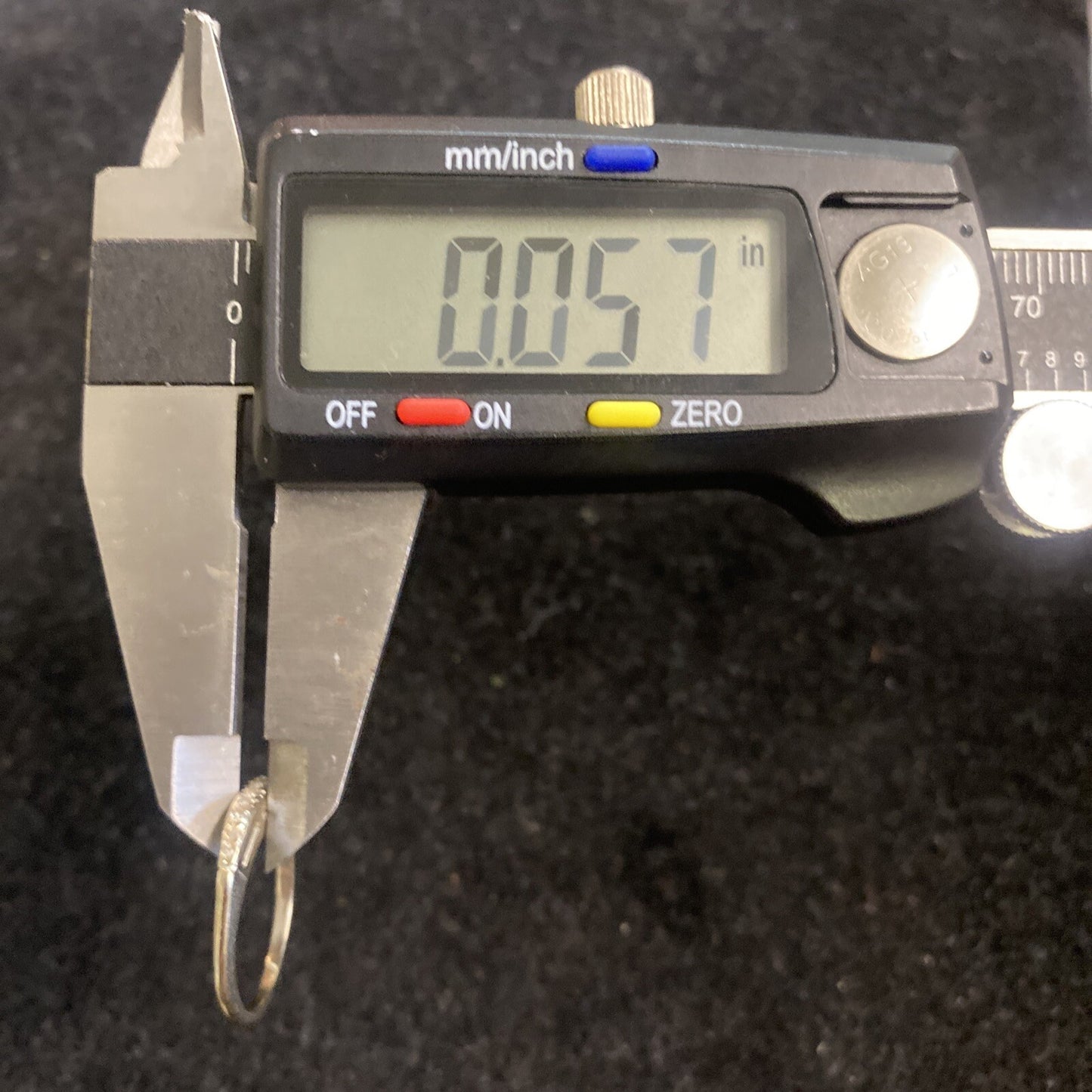 1.7g 14K NOCTURNE White Gold Diamond Ring Size 6