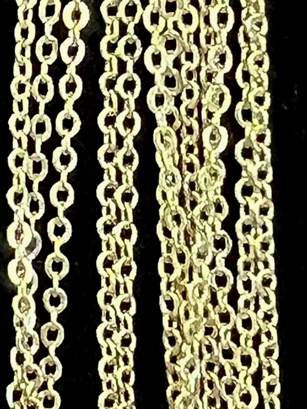 Vintage Necklace, Multi Strand, Faux Pearls with Rhinestones, PARK LANE