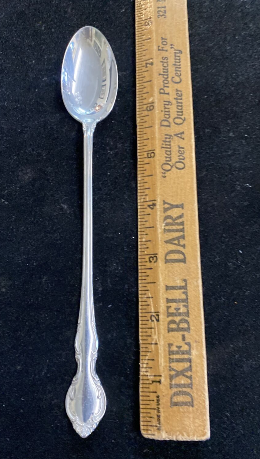 Sterling Silver Alvin Pirouette 7 1/2" Iced Tea Spoon 12 Avail