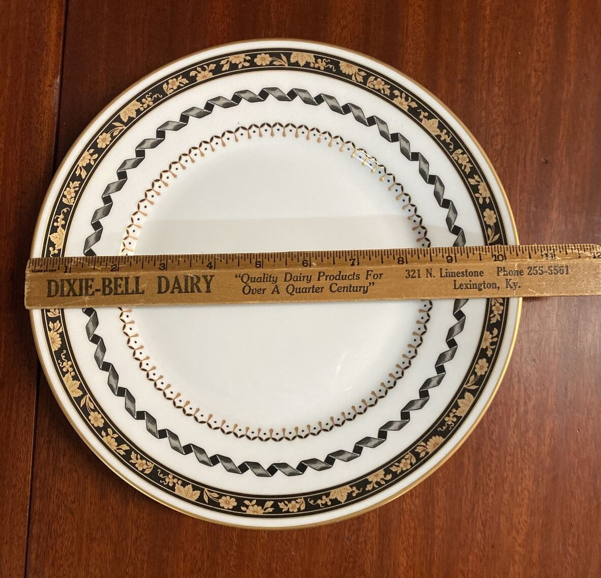 Richard Ginori Pincio Blak Black Place Setting Dish Set Of 6