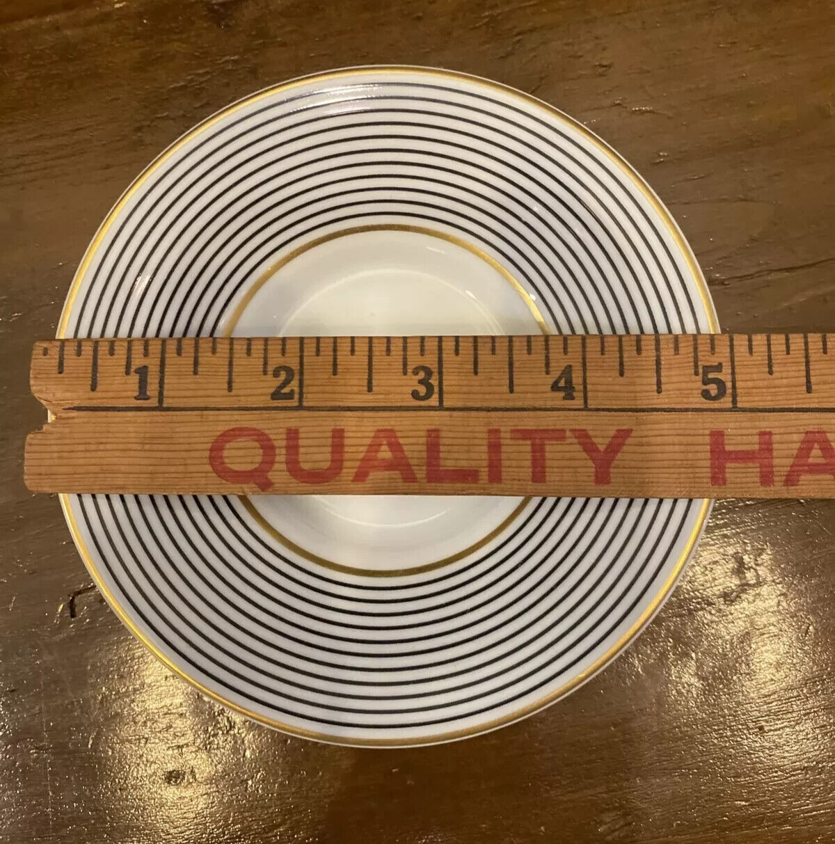 Raynaud Ceralene Crinoline Black Cup & Saucer Set Limoges France 1990 BH235F