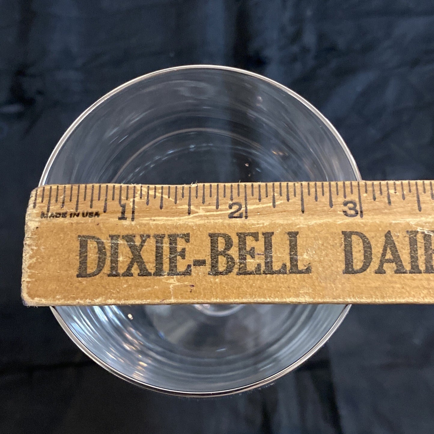 Set of 7 Water Goblets by Seneca in the pattern Juliet , Clear w Platinum Rim