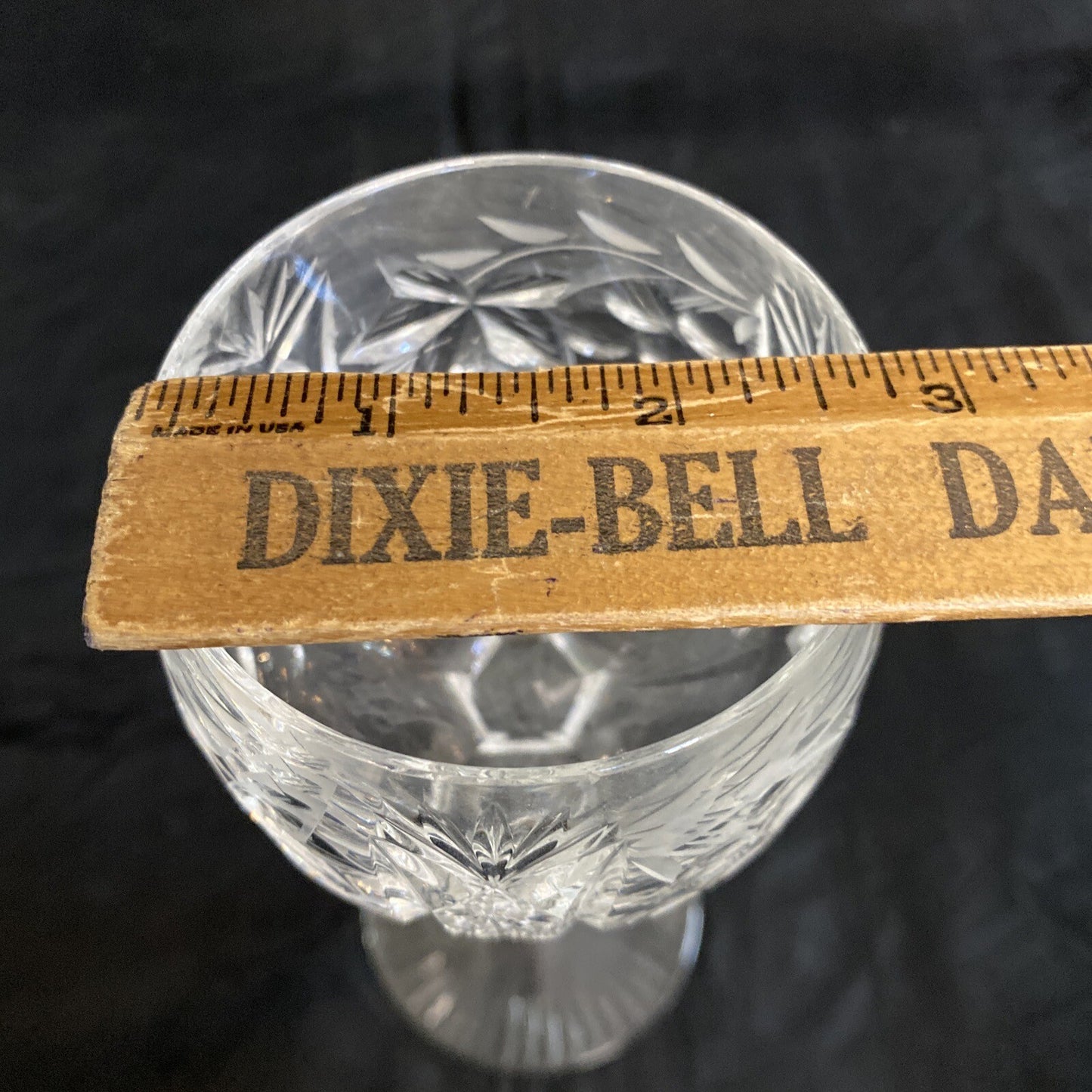 NACHTMANN TRAUBE CRYSTAL CUT 8" Wine Hock  Set Of 4 MSRP $69 ea excellent