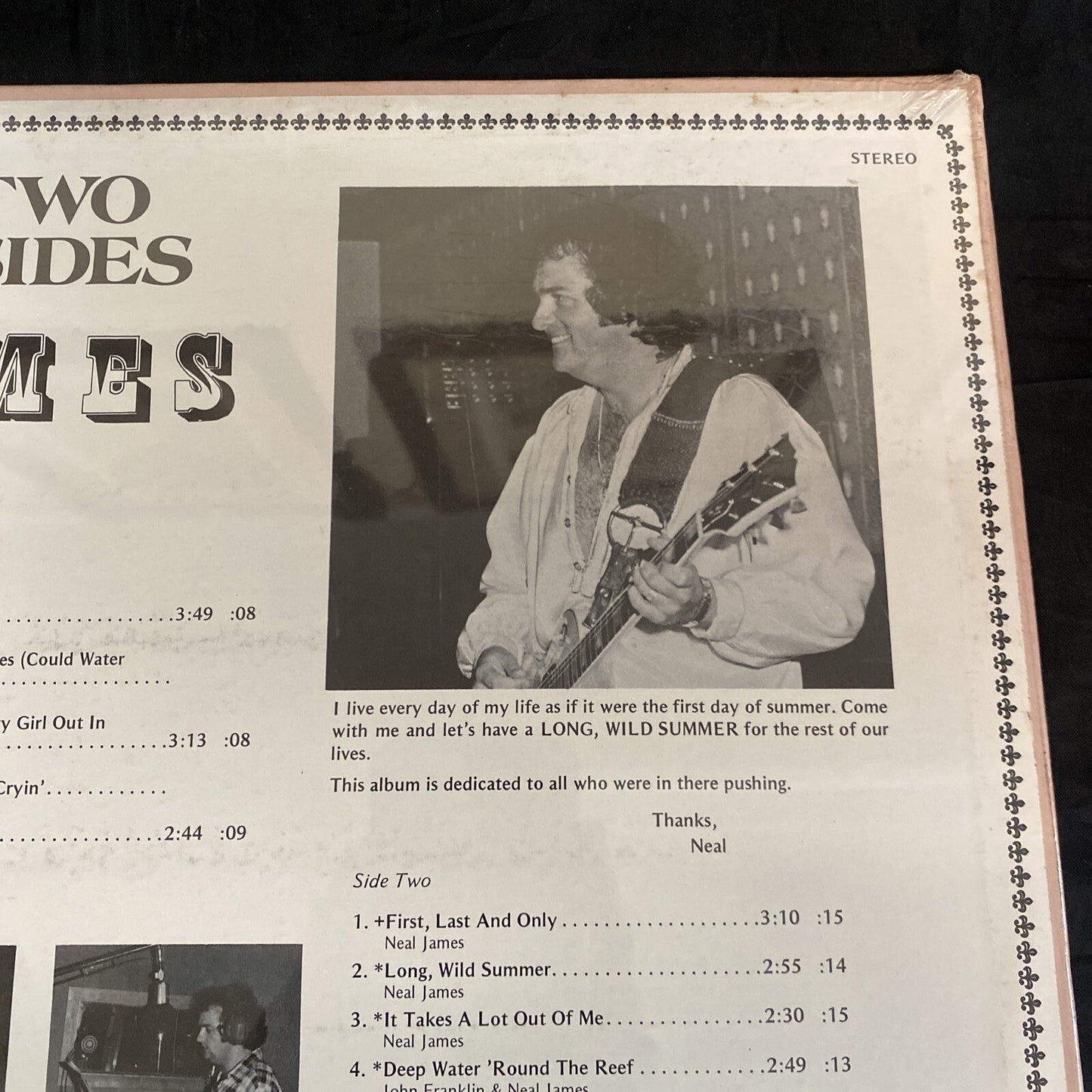 SEALED Neal James "Two Sides Of Neal James" LP Private Soul Funk AL-5010