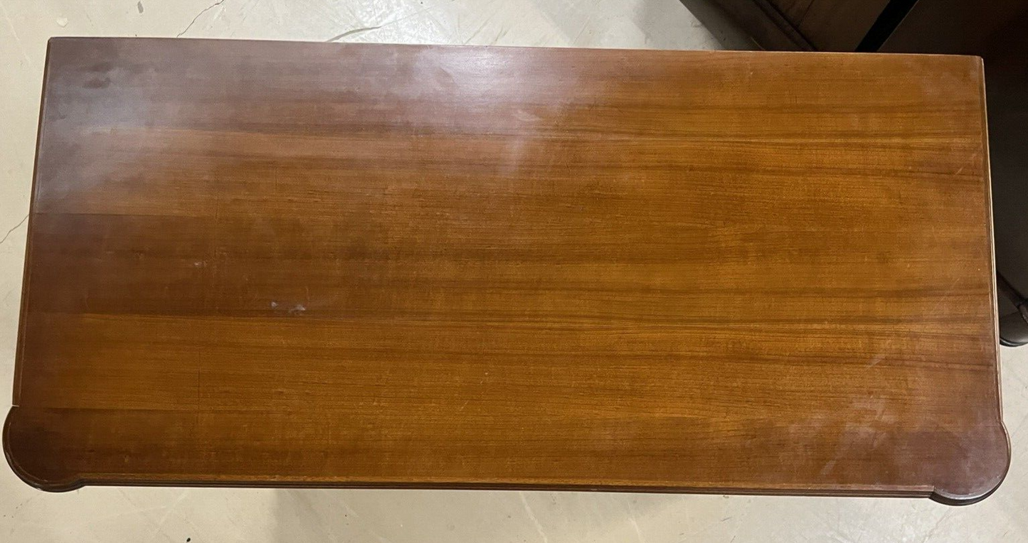 French Louis XVI Cherry Three Drawer Chest Of Drawers Brass Ormolu Pulls 43”