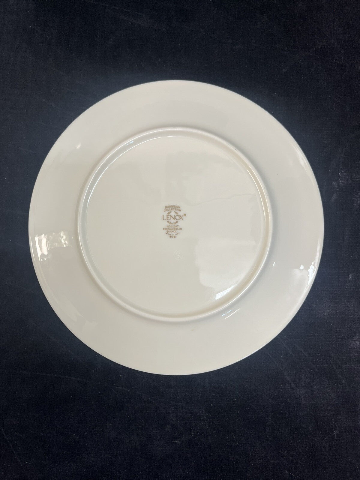 Lenox USA Fine China Christmas Holiday Salad / Dessert Plate 8 1/8"