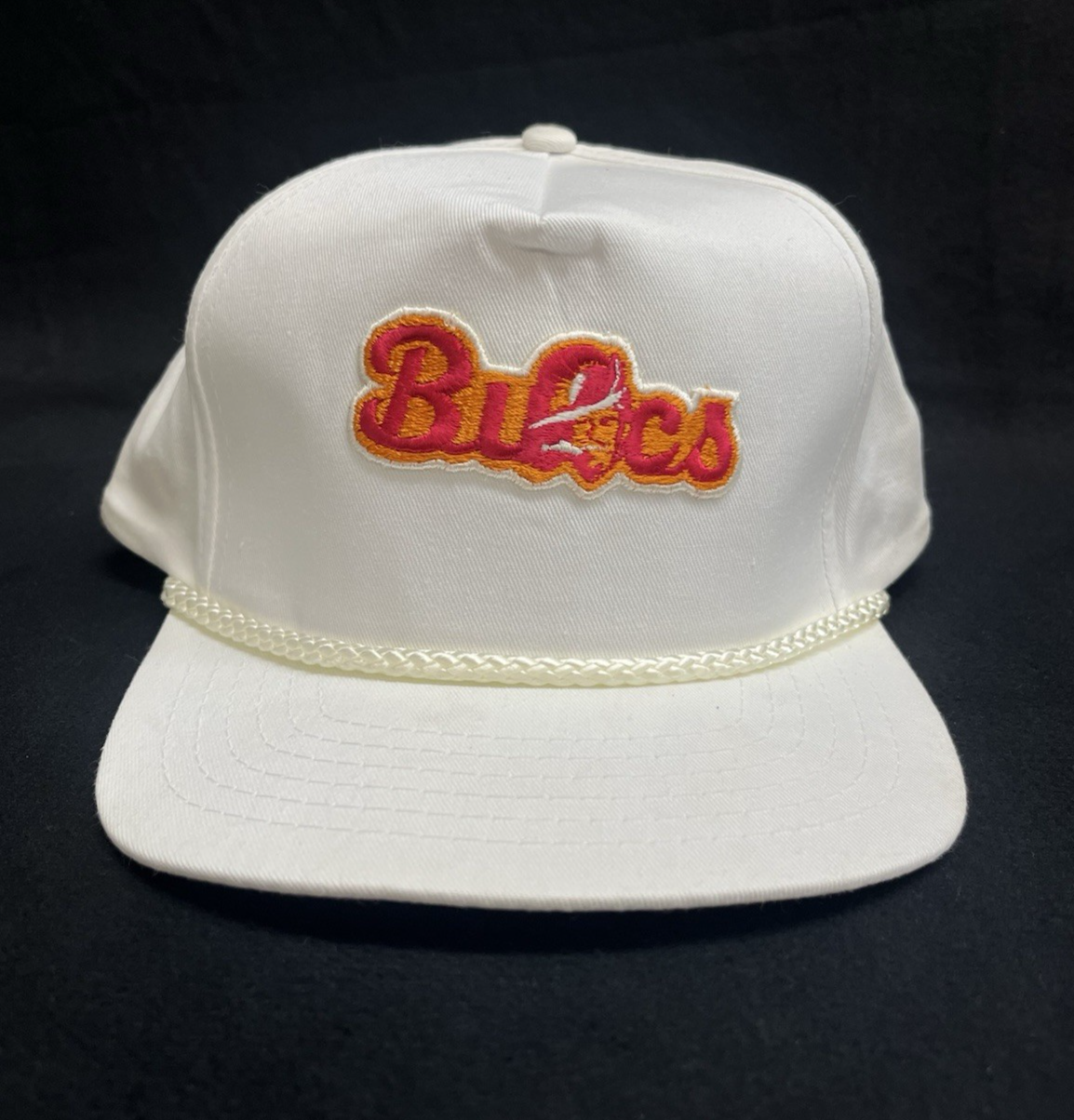 Vtg 100% Cotton NFL D.P.M. Tampa Bay Buccaneers Adjustable Snapback Canvas Hat